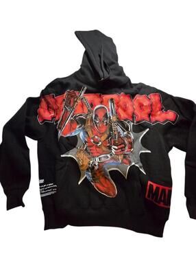 Civil Regime X Marvel Deadpool Forever Graphic Hoodie Medium